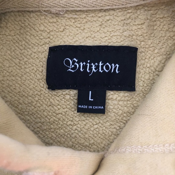 BRIXTON Hoodie Size L - Picture 5 of 6
